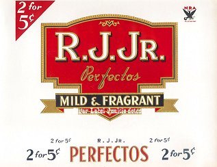 RJ Jr inner cigar label