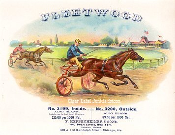Fleetwood- cigar box label