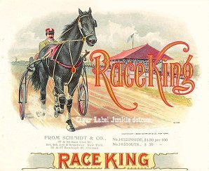 Race King-cigar box label