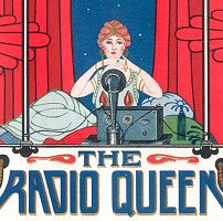 Radio Queen cigar box label
