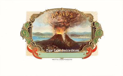 Radius inner cigar label