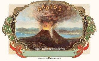 Radius inner cigar label