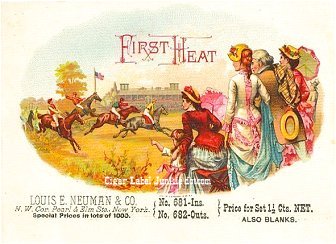 First Heat- cigar box label