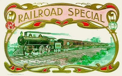 Railroad Special cigar box label