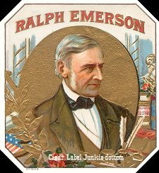 Ralph Emerson cigar box label