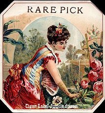 Rare Pick cigar label