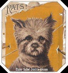 Rats- cigar box label