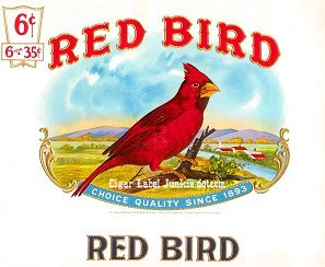 Red Bird inner cigar label