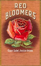 Red Bloomers inner cigar label