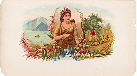 Red Queen inner cigar label