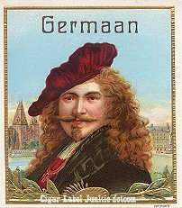 Germaan cigar box label