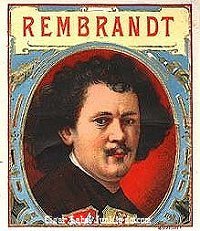 Rembrandt cigar box label