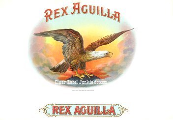 Rex Aguilla inner cigar label