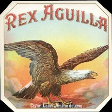 Rex Aguilla cigar label