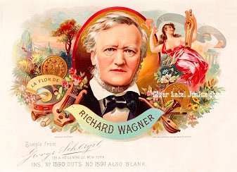 Richard Wagner cigar box label