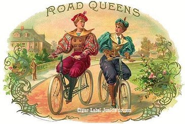 Road Queens cigar box label