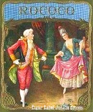Rococo cigar box label