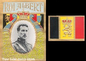 Roi Albert outer cigar box label