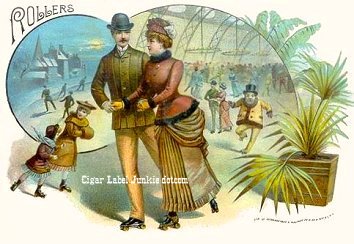 Rollers cigar box label