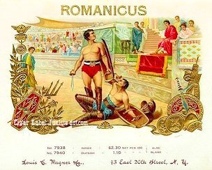 Romanicus-cigar box label