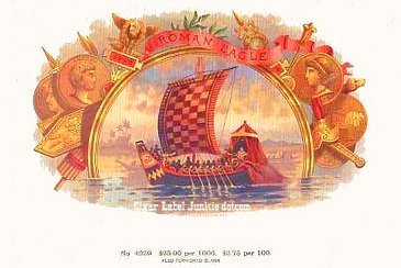 Roman Eagle ts- cigar box label
