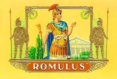 Romulus- cigar box label