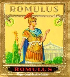 Romulus- cigar box label