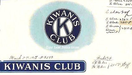 Kiwanis- cigar box label