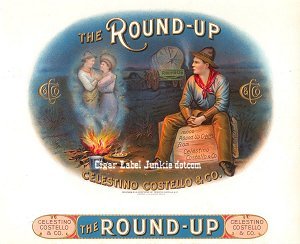 Round Up inner cigar label