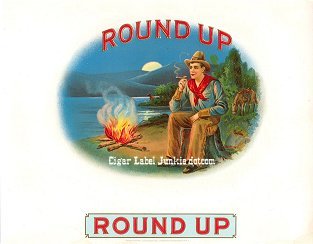 Round Up_old inner cigar label