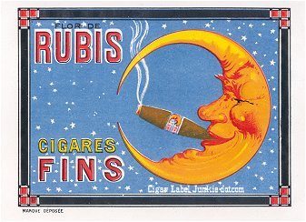 Rubis cigar box label