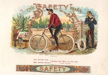 Safety cigar box label