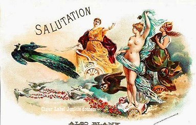 Salutation- cigar box label