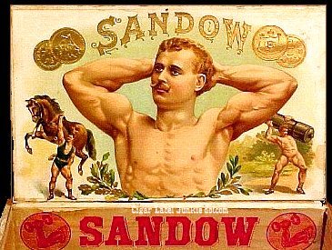 Sandow- cigar box label