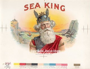 Sea King cigar box label
