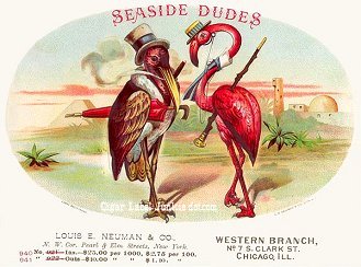 SeaSide Dudes- cigar box label