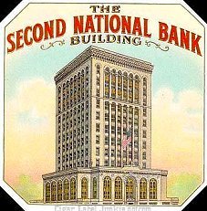 Sec Natl Bank cigar box label