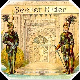 Secret Order- cigar box label