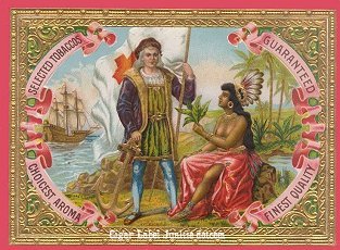 Sigaren English cigar box label