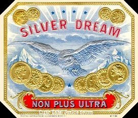 Silver Dream cigar box label
