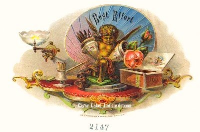 Best Effort- cigar box label