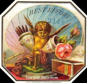 Best Effort- cigar box label