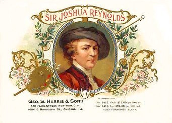 Sir Josh Reynolds cigar box label