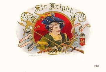 Sir Knight-cigar box label