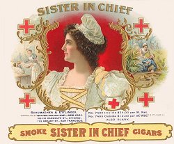 Sister In Chief cigar label
