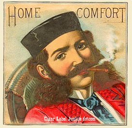 Home Comfort- cigar box label