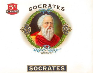 Socrates inner cigar label