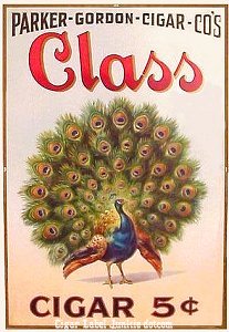 Class- cigar box label