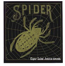 Spider- cigar box label