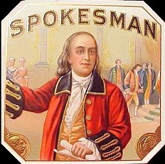 Spokesman cigar label